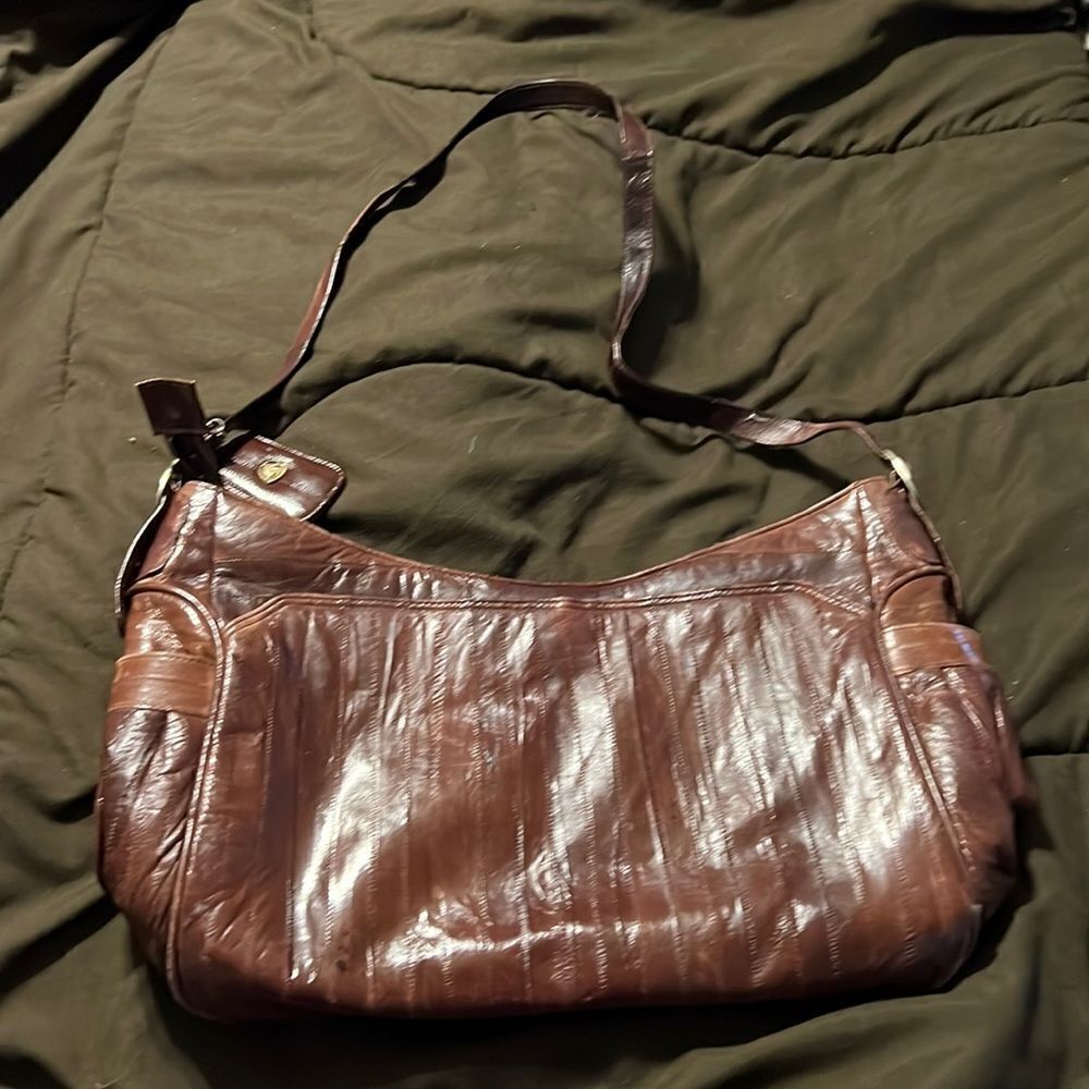 Vintage Leather Victory Shoulder Bag